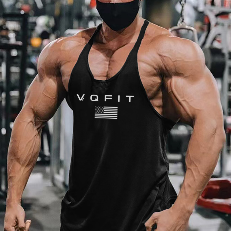 Tank Top Muscle - Mens Y Back Running Vests Cotton