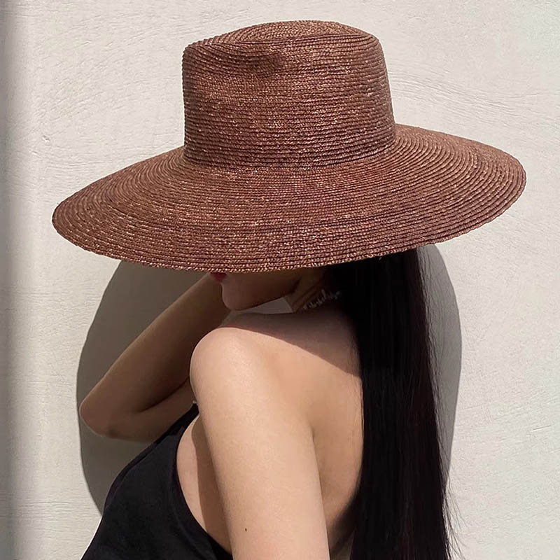 Bucket Hat Straw - Large Brim Panama Straw Hat For