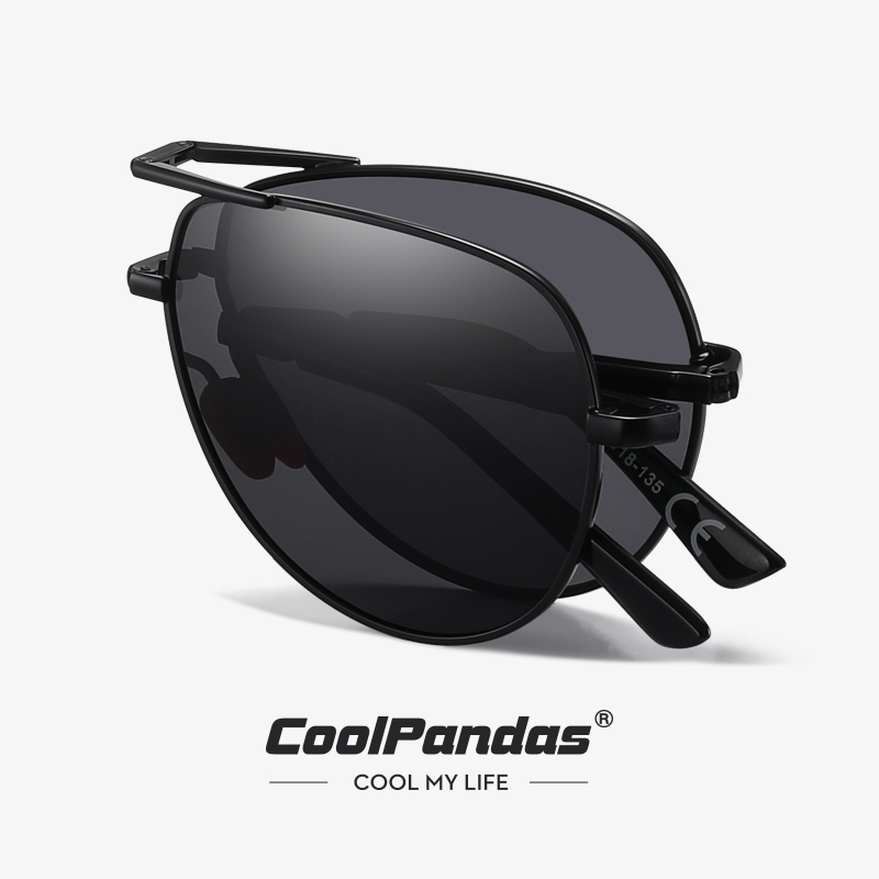 Sunglasses Aviator Polarized - CoolPandas Fashion Folding Sunglasses For Men