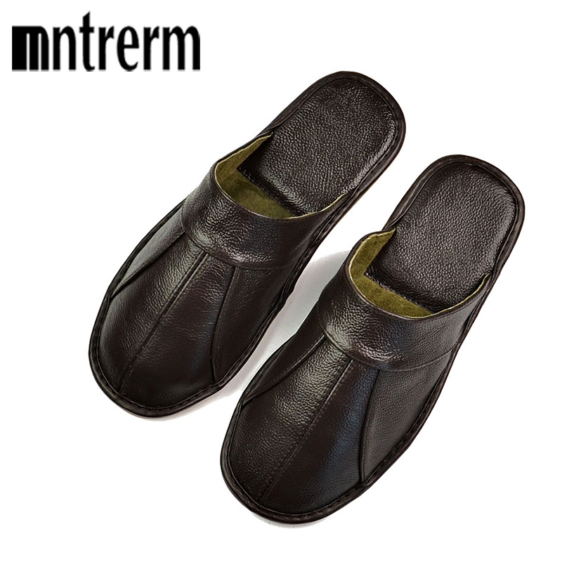 Flip Flop Leather Men - Mntrerm Spring Slip On Men Slippers