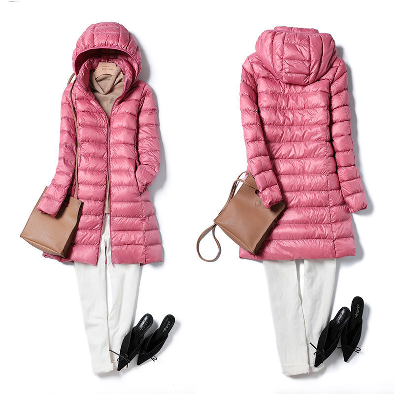 Packable Hat Nylon - Women Ultra Lightweight Packable Long Puffer