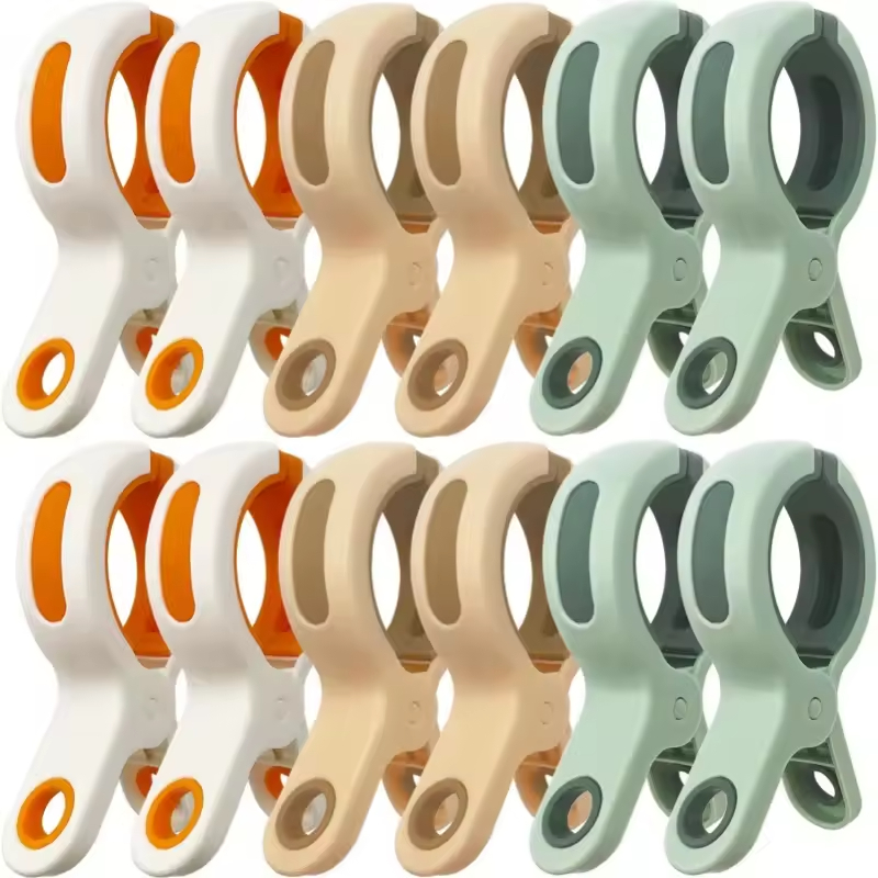 Beach Towel Large - 8 Pack Beach Towel Clips Reusable