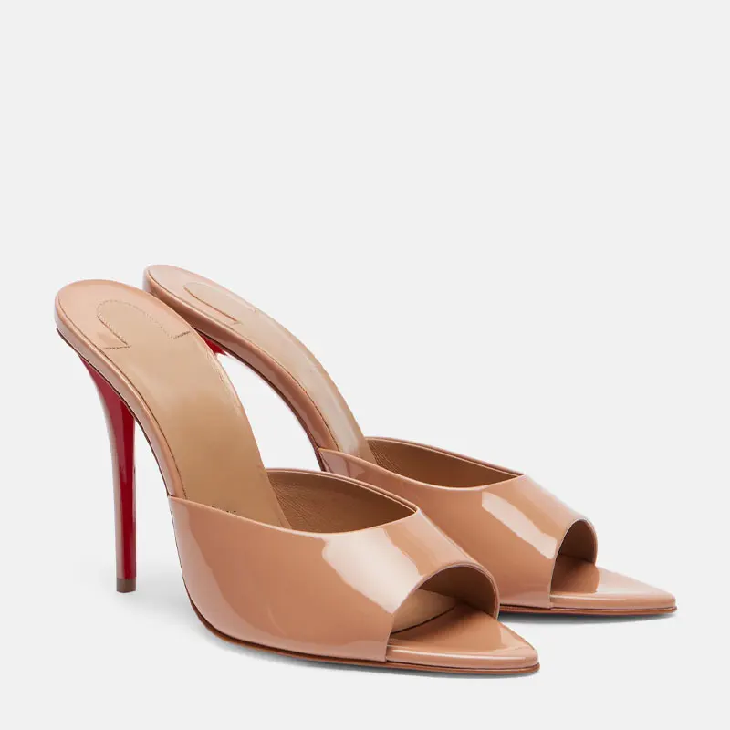Casual Sandal Leather - Shoes for Women New Pointed Open