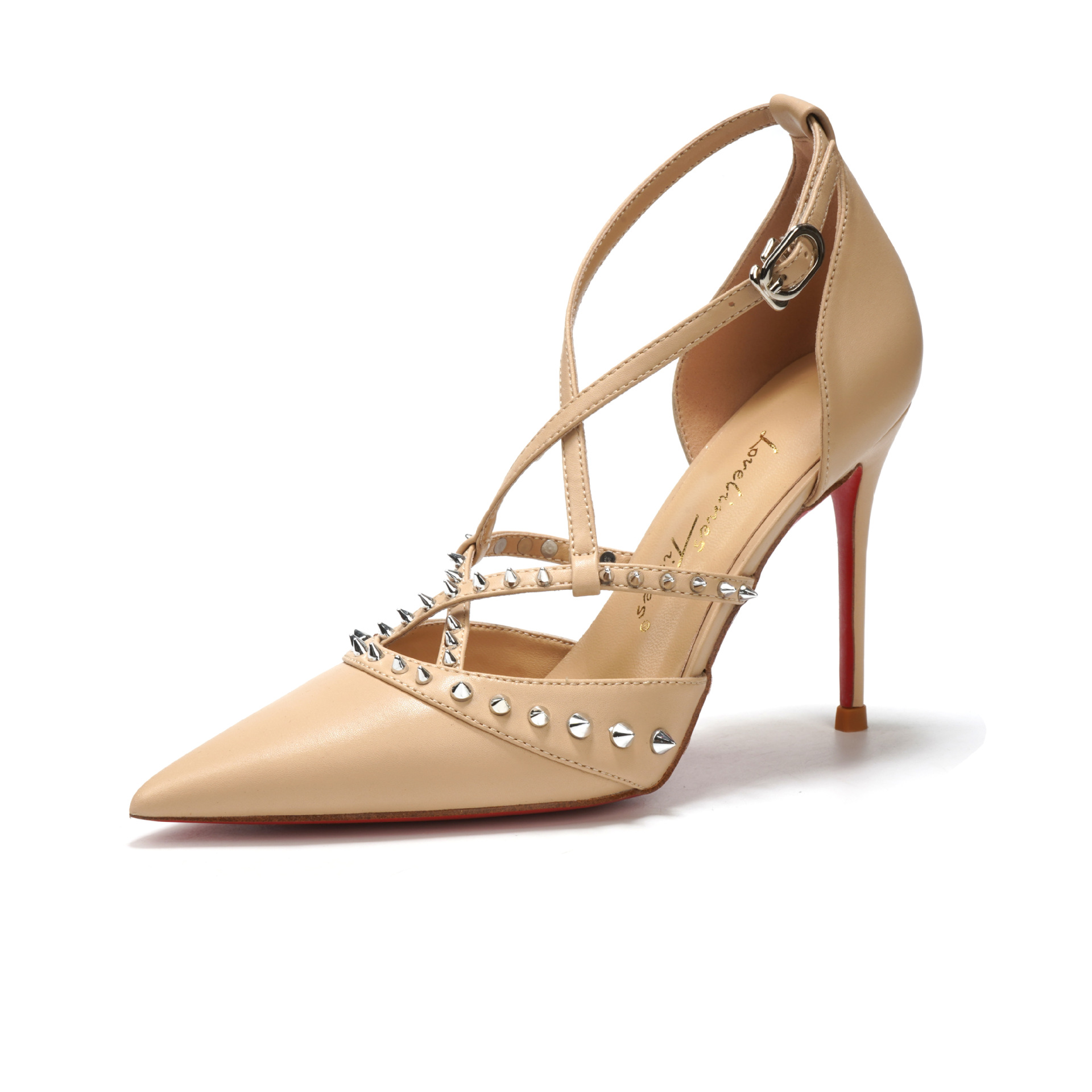 Casual Sandal Leather - Retro Woman Shoes Sandals Stiletto Heels