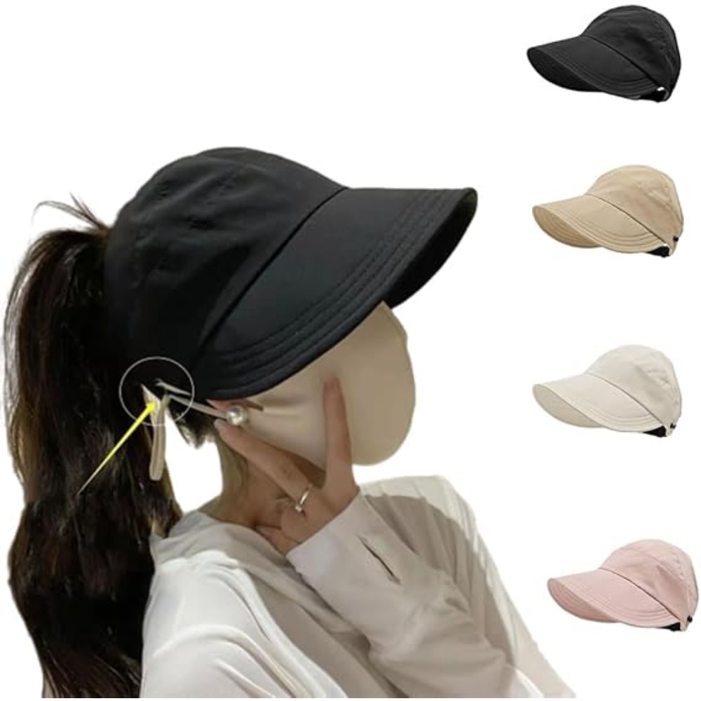 Packable Hat Nylon - Sun Hats for Women Wide Brim