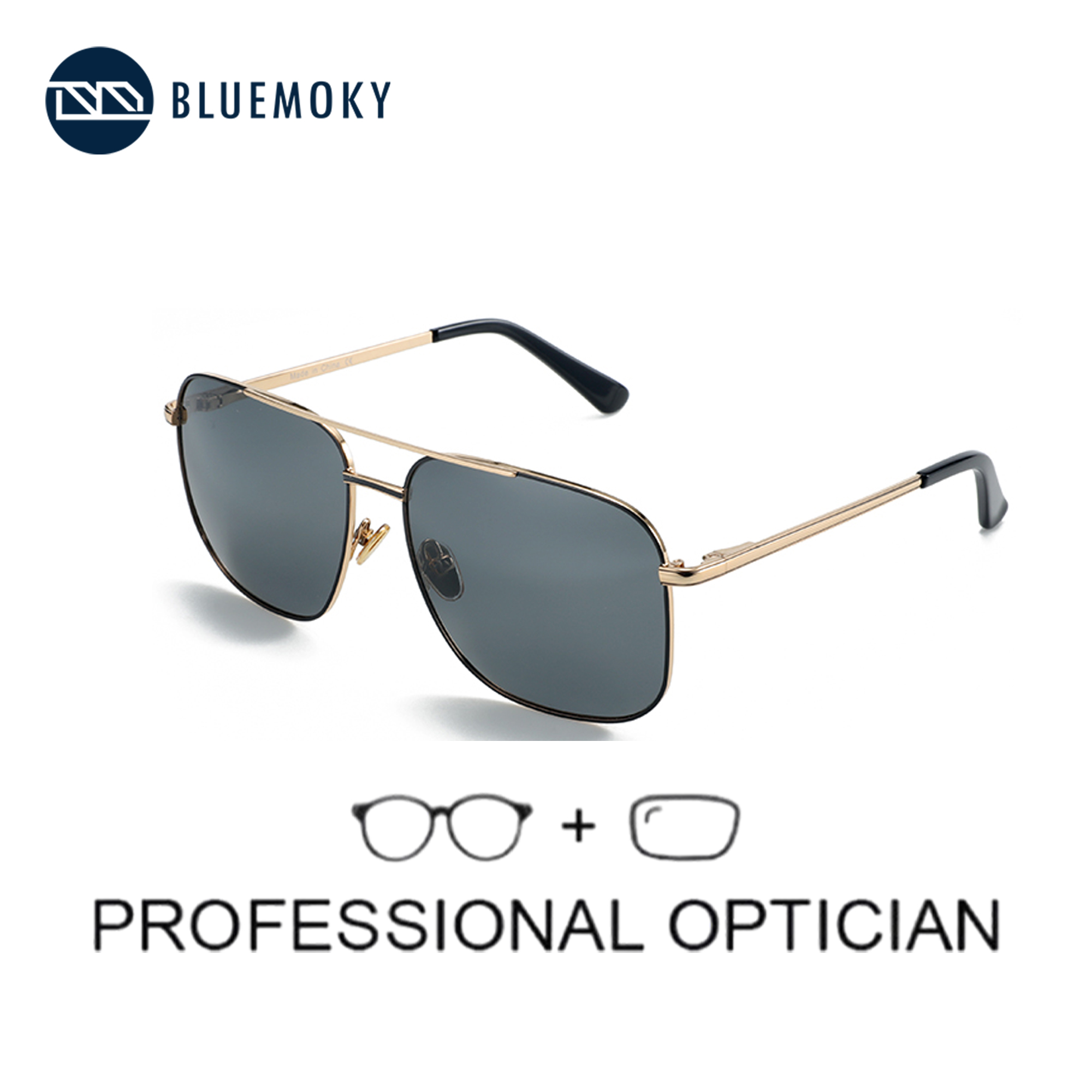 Sunglasses Aviator Polarized - BLUEMOKY Aviator Polarized Prescription Sunglasses Double