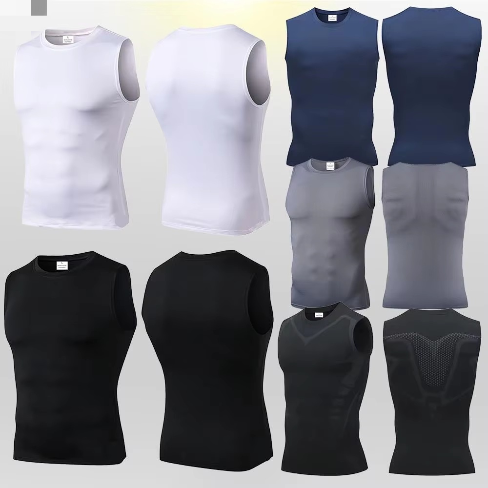 Tank Top Muscle - Compression Tank Top Mens Gym Shirt