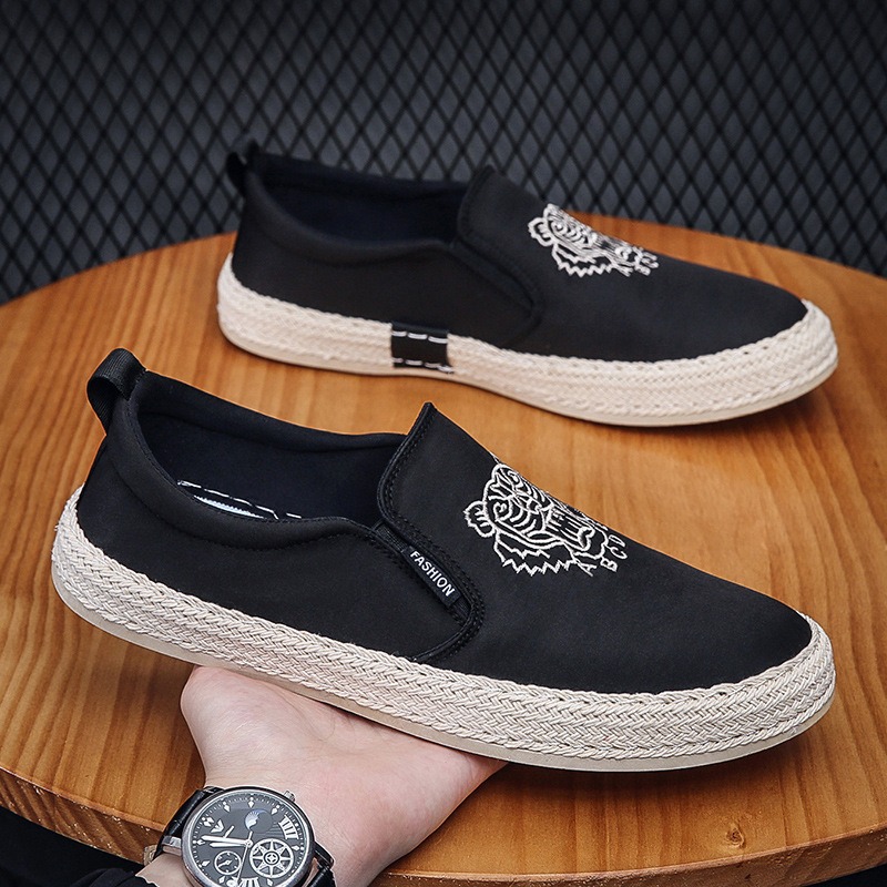 black Breathable shoes for man - огляд і ціна Espadrille Slip On