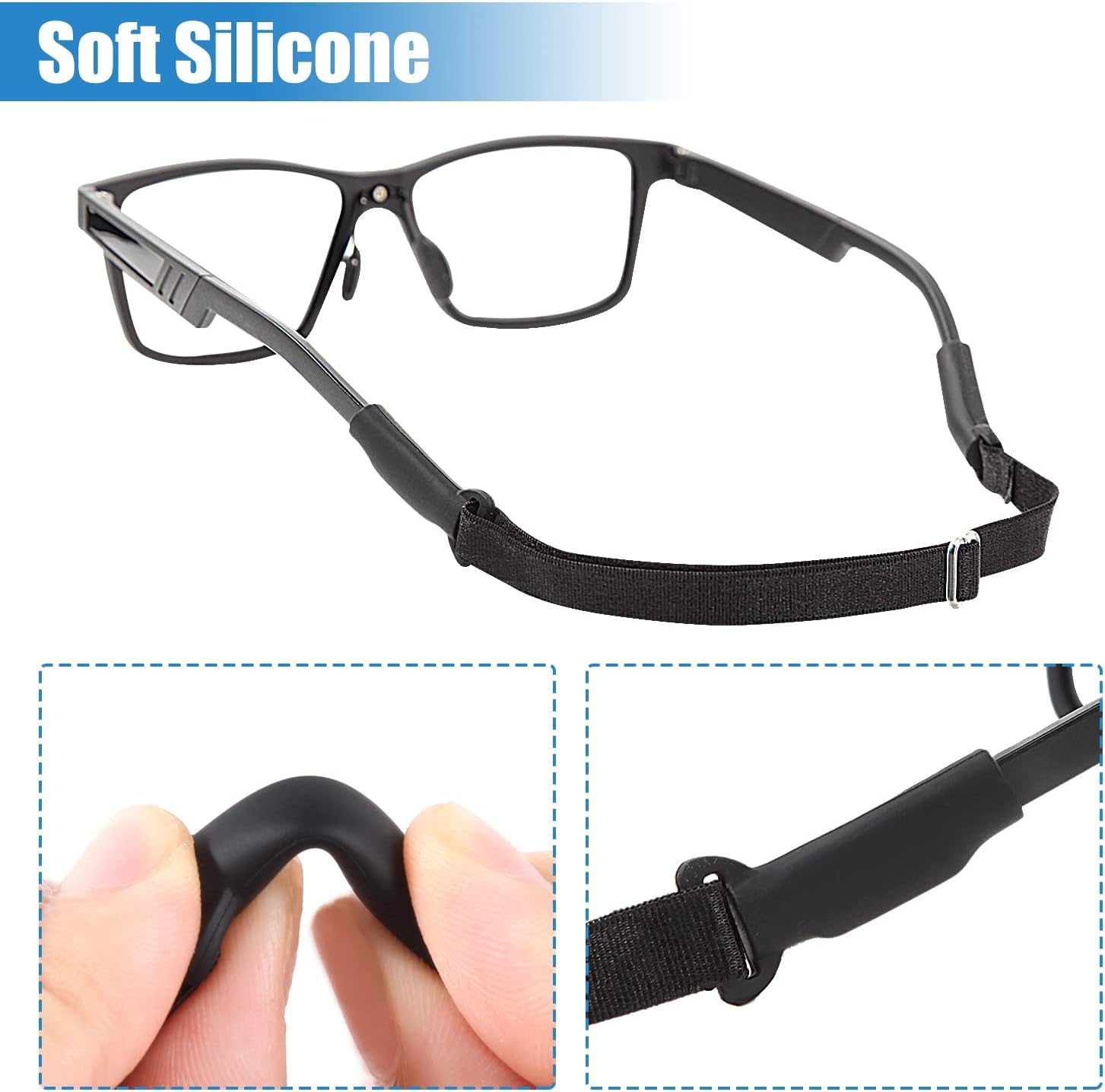 4Pcs Adult Glasses Straps (8.3 - огляд і ціна Sunglass Retainer Cord