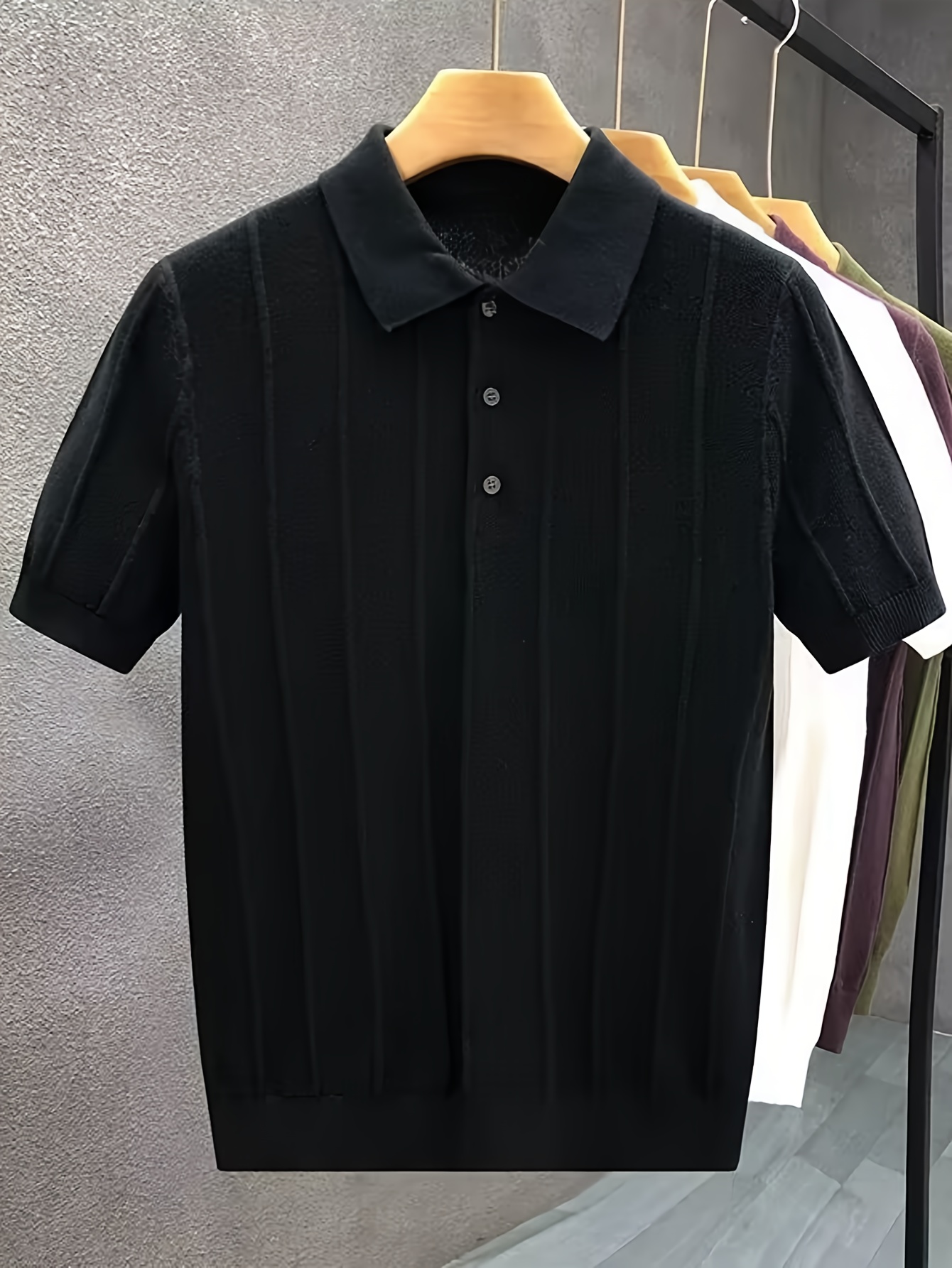 High-End Luxury Vertical Strip - огляд і ціна Polo Shirt Pique
