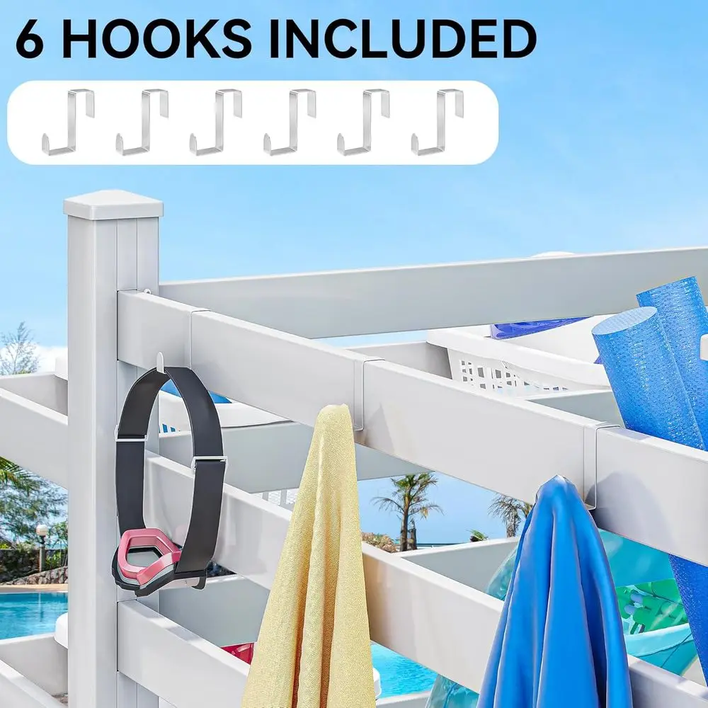 Pool Storage Bin with Towel Ra - огляд і ціна Beach Towel Large