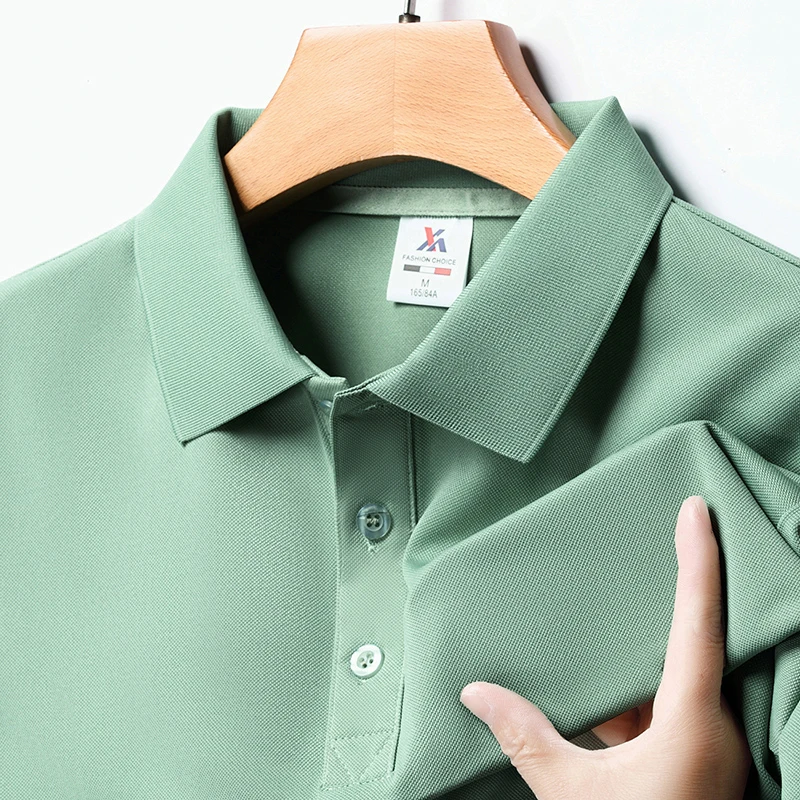 Men's Fashion Solid Short Slee - огляд і ціна Polo Shirt Pique