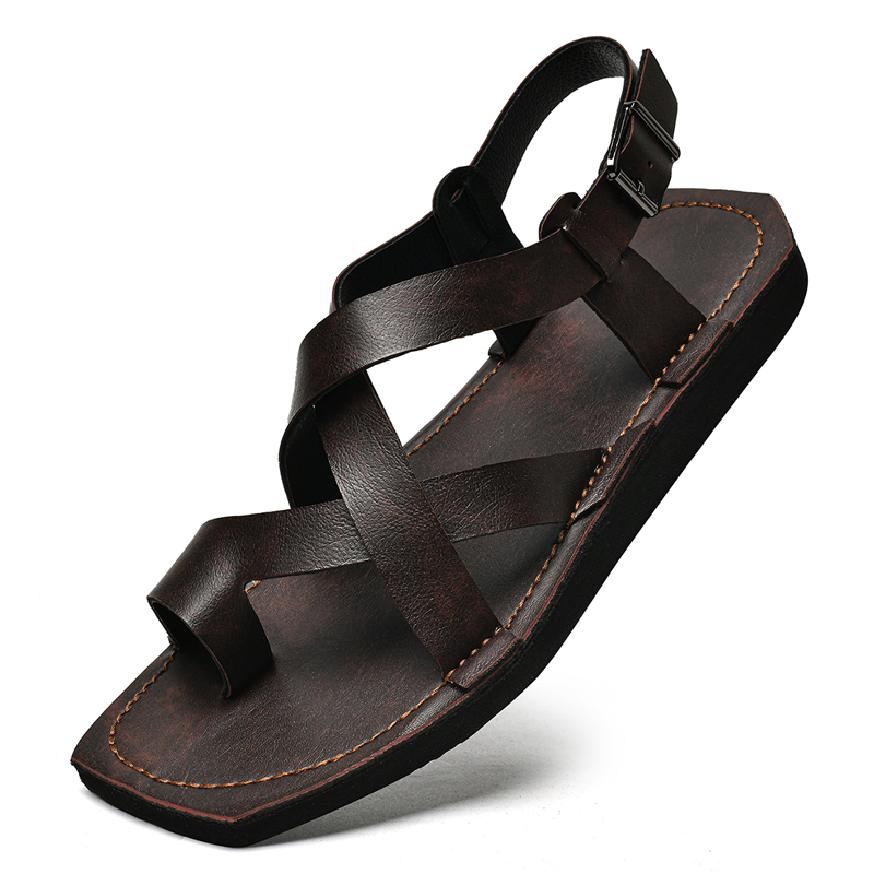 Retro Sewing Sandals Slipper N - огляд і ціна Flip Flop Leather Men