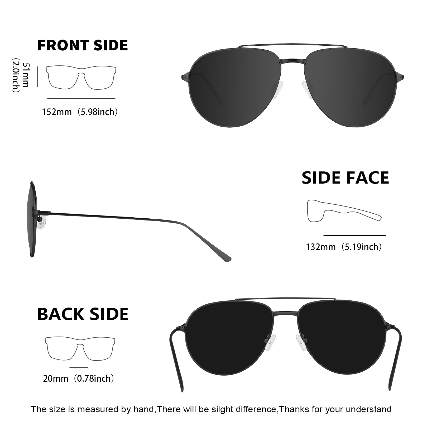 MAXJULI Aviator Sunglasses for - огляд і ціна Sunglasses Aviator Polarized