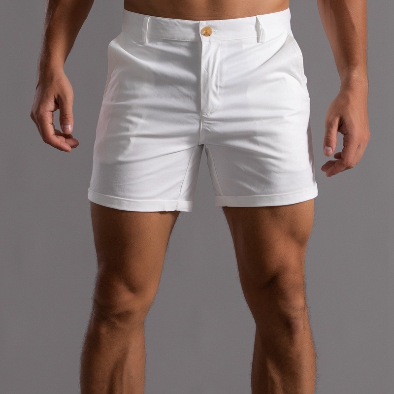 Men Slim Fit Chino Shorts Roll - огляд і ціна Shorts Chino Slim