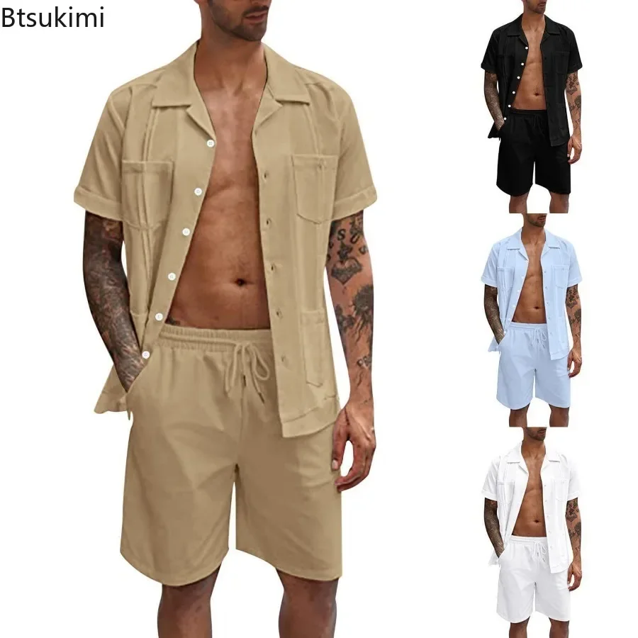 New Men's Summer Casual Sport  - огляд і ціна Short Linen Drawstring