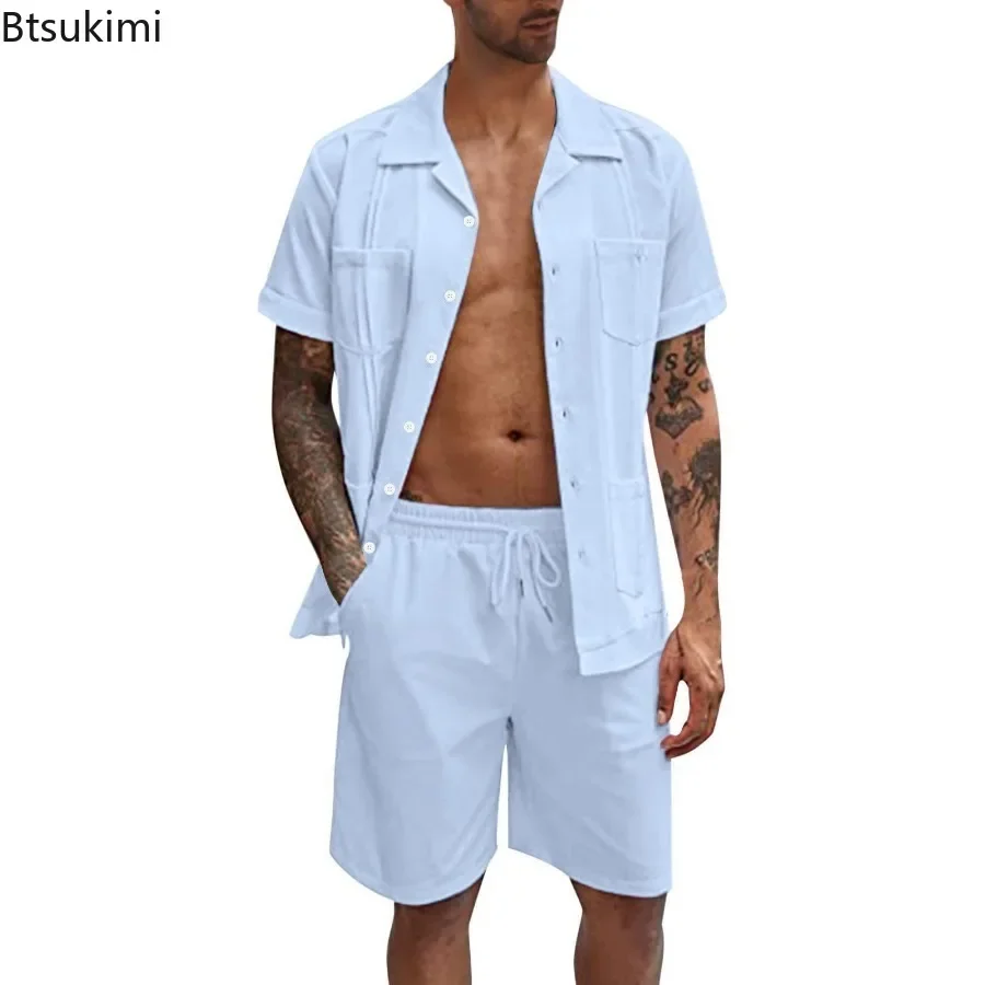 New Men's Summer Casual Sport  - огляд і ціна Short Linen Drawstring