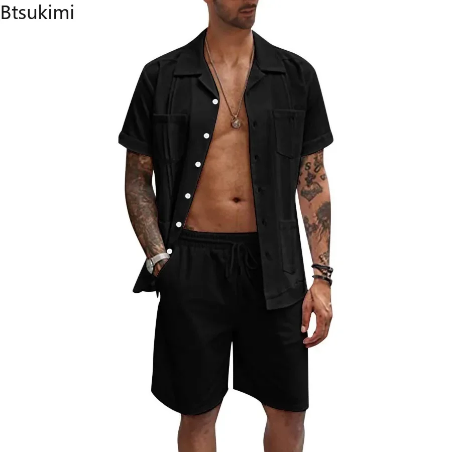 New Men's Summer Casual Sport  - огляд і ціна Short Linen Drawstring