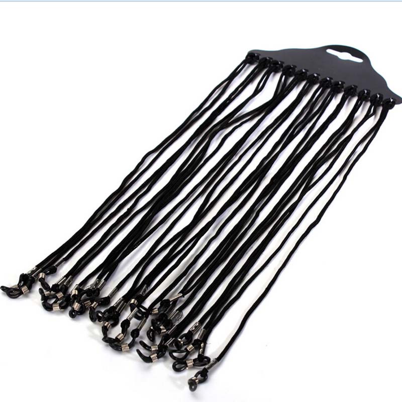 12pcs/set Black Nylon Cord Eye - огляд і ціна Sunglass Retainer Cord