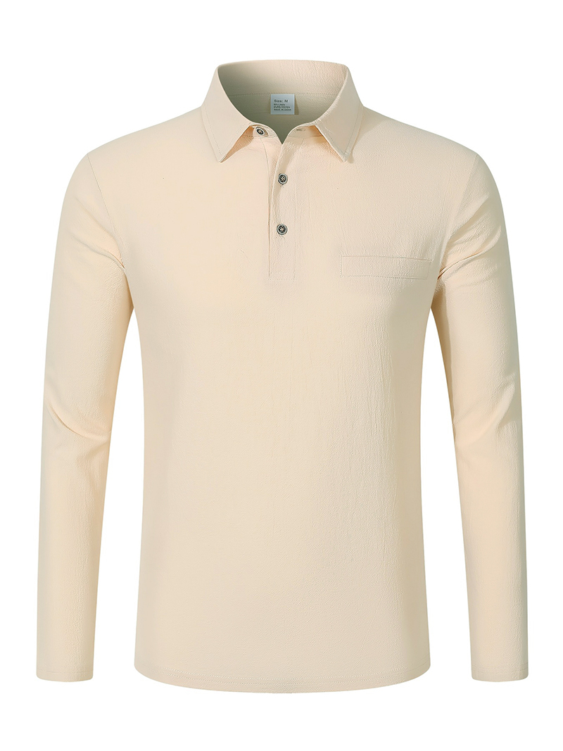 Men's Linen Blend Long Sleeve  - огляд і ціна Linen Shirt Breathable