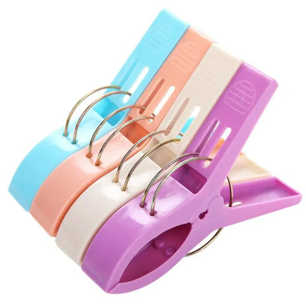 4/8Pcs Large Plastic Clothes P - огляд і ціна Beach Towel Large