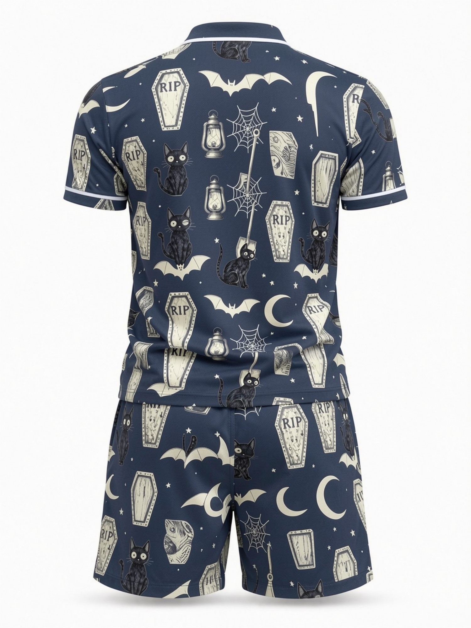 Mens Short Sleeve Polo Shirt a - огляд і ціна Resort Shirt Floral