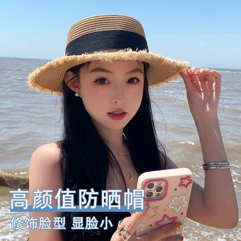 Women Straw Sun Hat Bowknot Su - огляд і ціна Packable Hat Nylon