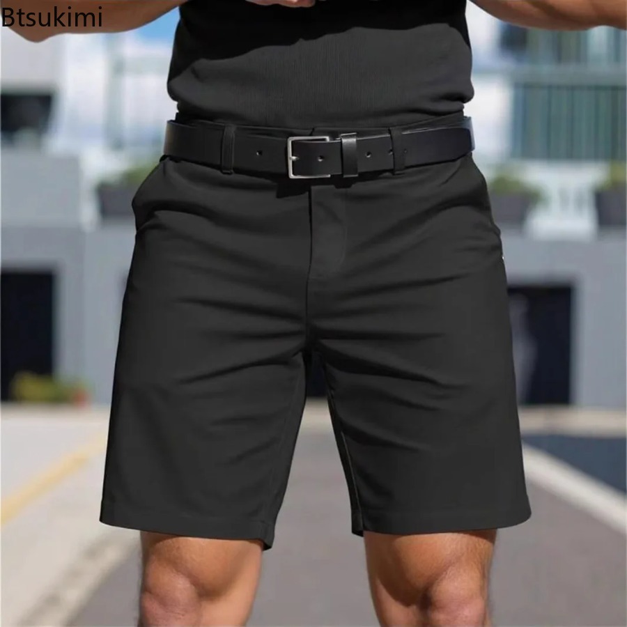 Summer New Mens Solid Slim Chi - огляд і ціна Shorts Chino Slim