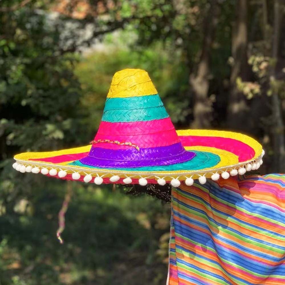 Summer Wide Brim Mexican Party - огляд і ціна Bucket Hat Straw