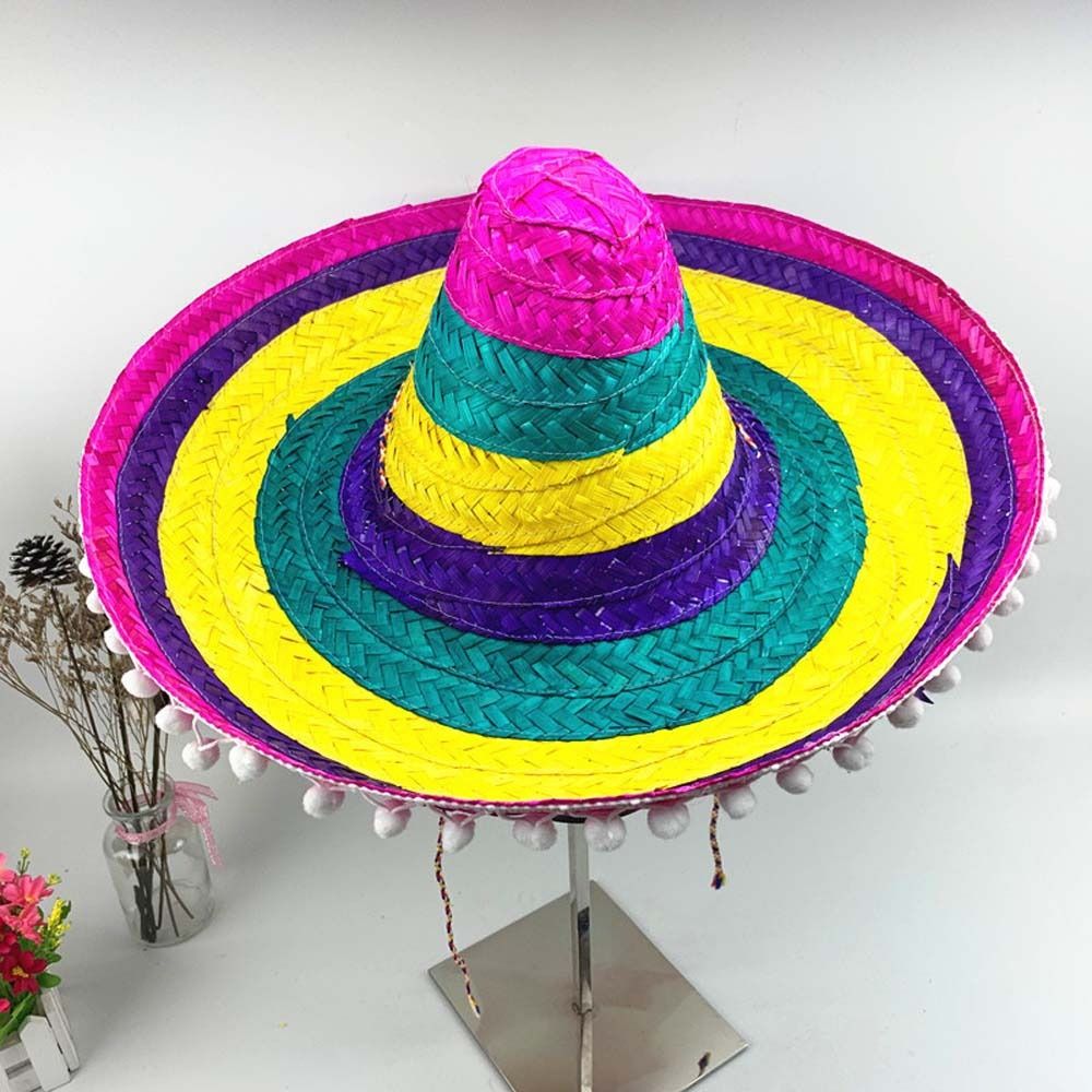 Summer Wide Brim Mexican Party - огляд і ціна Bucket Hat Straw