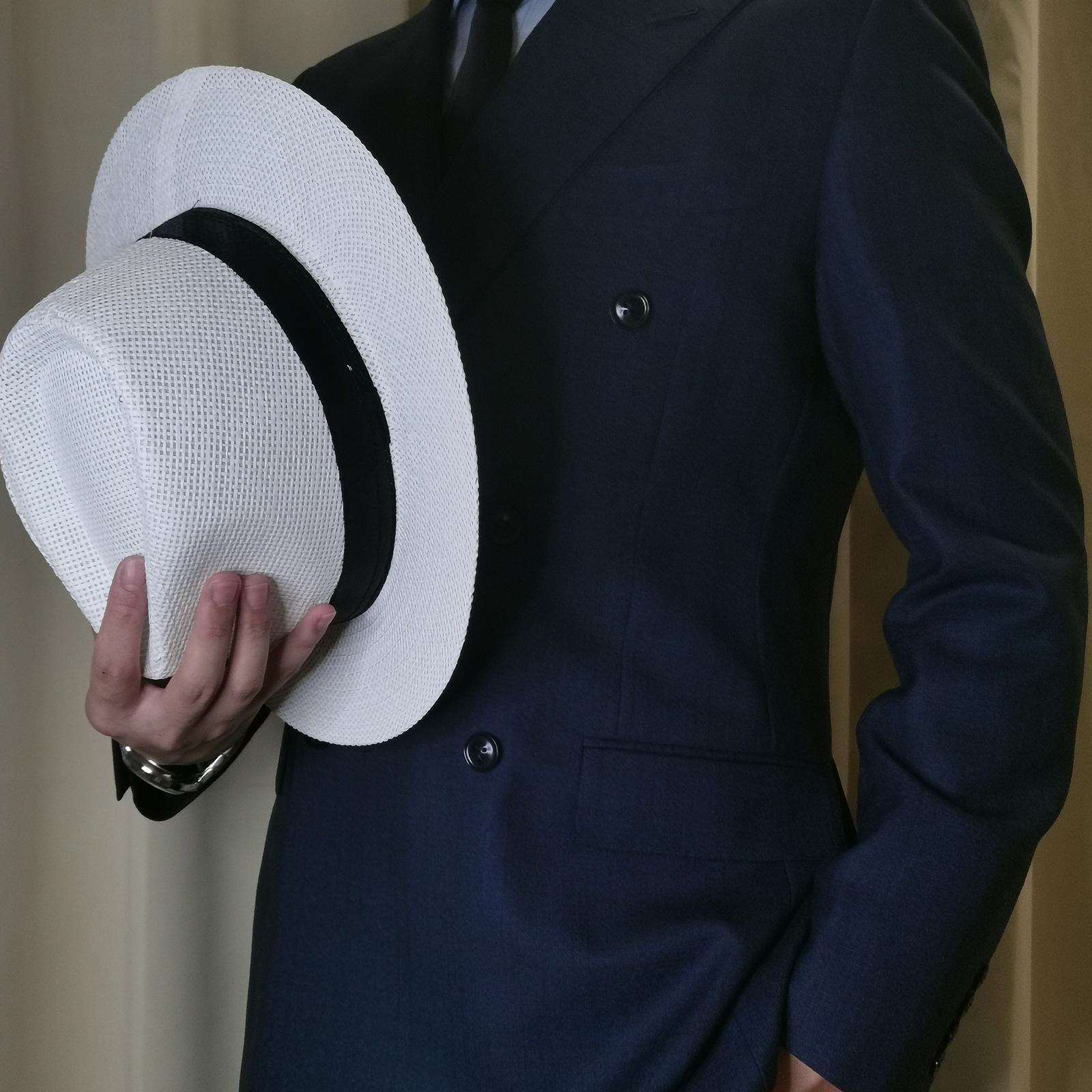 Men Summer Panama Straw Hat Na - огляд і ціна Bucket Hat Straw