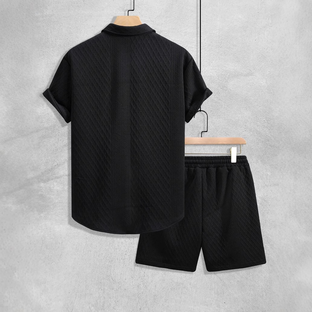 Summer New Men's Casual White  - огляд і ціна Shirt Camp Collar