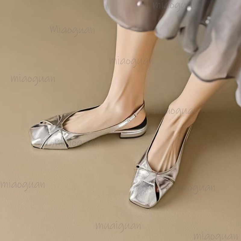 Cover Toe Low Heel Pumps Women - огляд і ціна Casual Sandal Leather