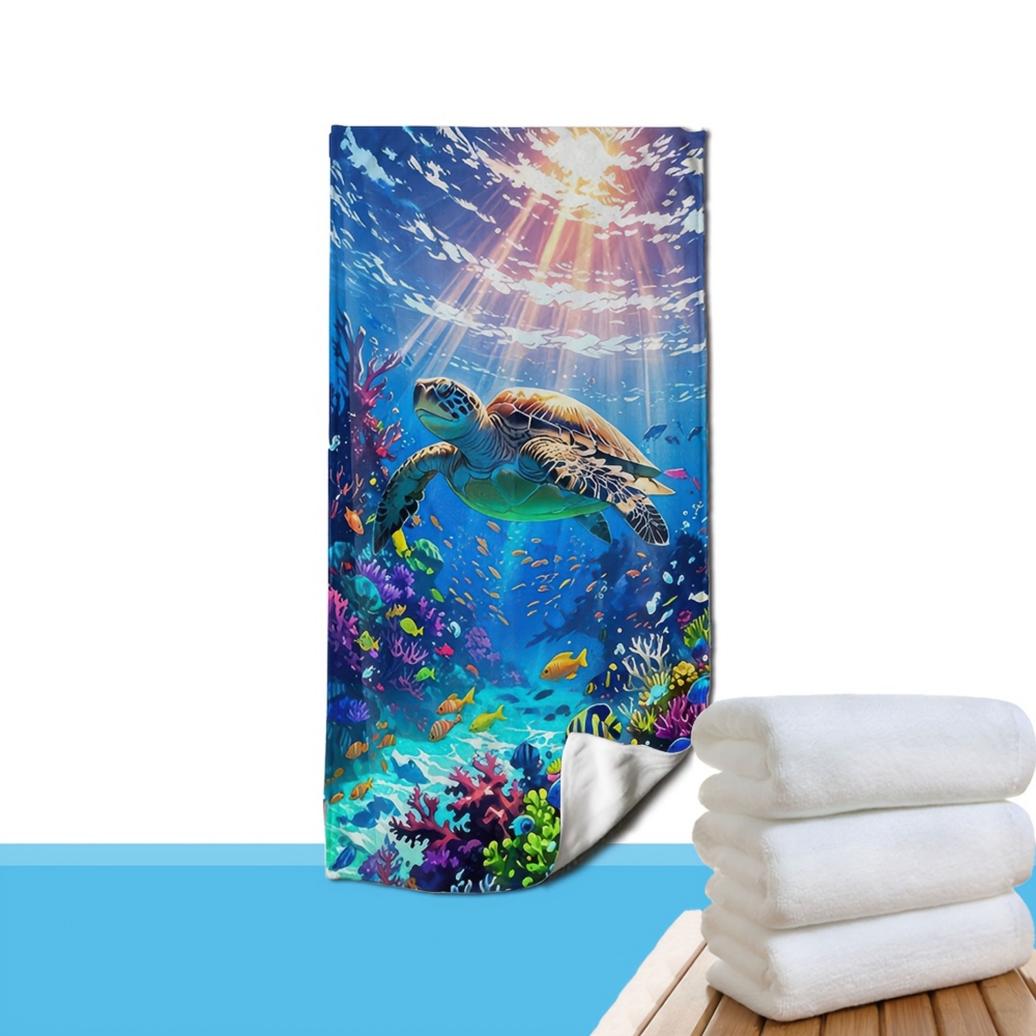 1pc Large Quick-Dry Beach Towe - огляд і ціна Beach Towel Large