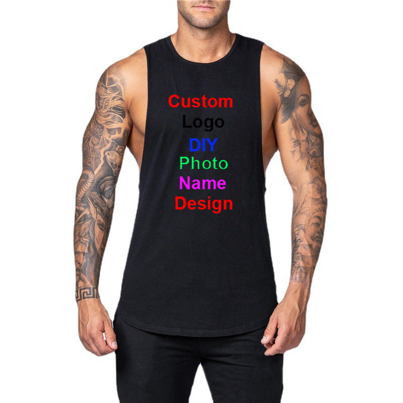 DIY Customized Logo Brand Gym  - огляд і ціна Tank Top Muscle