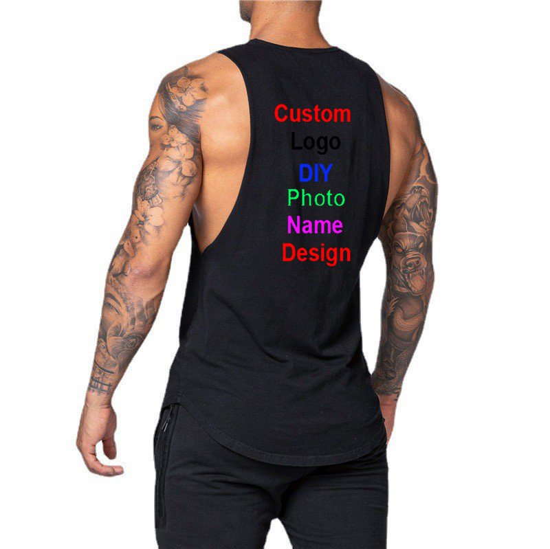 DIY Customized Logo Brand Gym  - огляд і ціна Tank Top Muscle