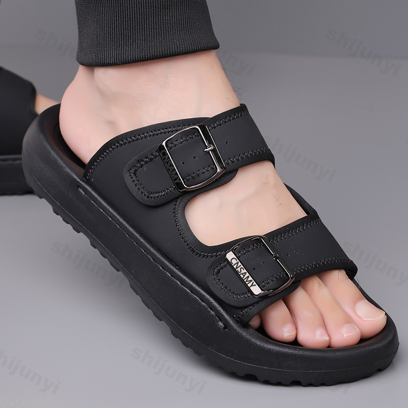 Men's Slippers 2025 Summer Bre - огляд і ціна Flip Flop Leather Men