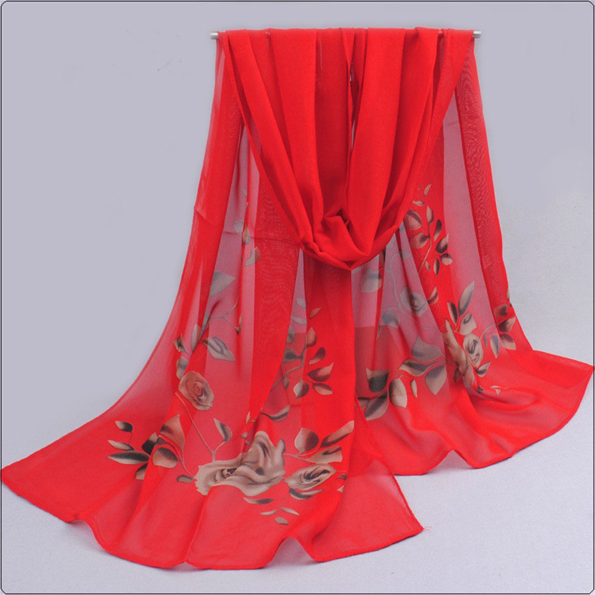 1pcs Chiffon Scarf Simple Eleg - огляд і ціна Beach Towel Large