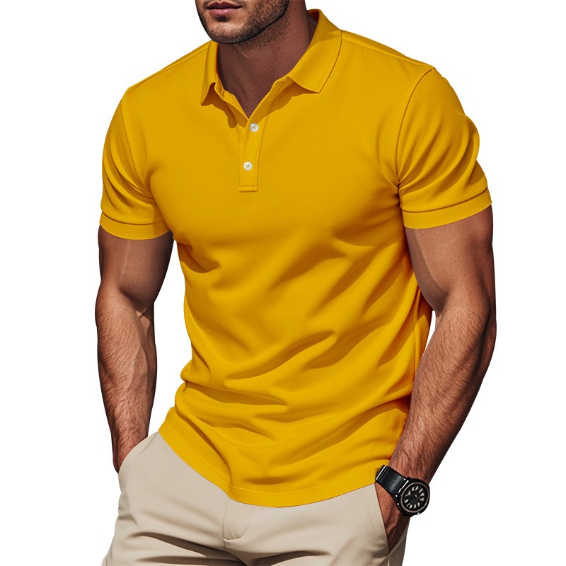 Casual Slim Fit Shirt Short Sl - огляд і ціна Polo Shirt Pique