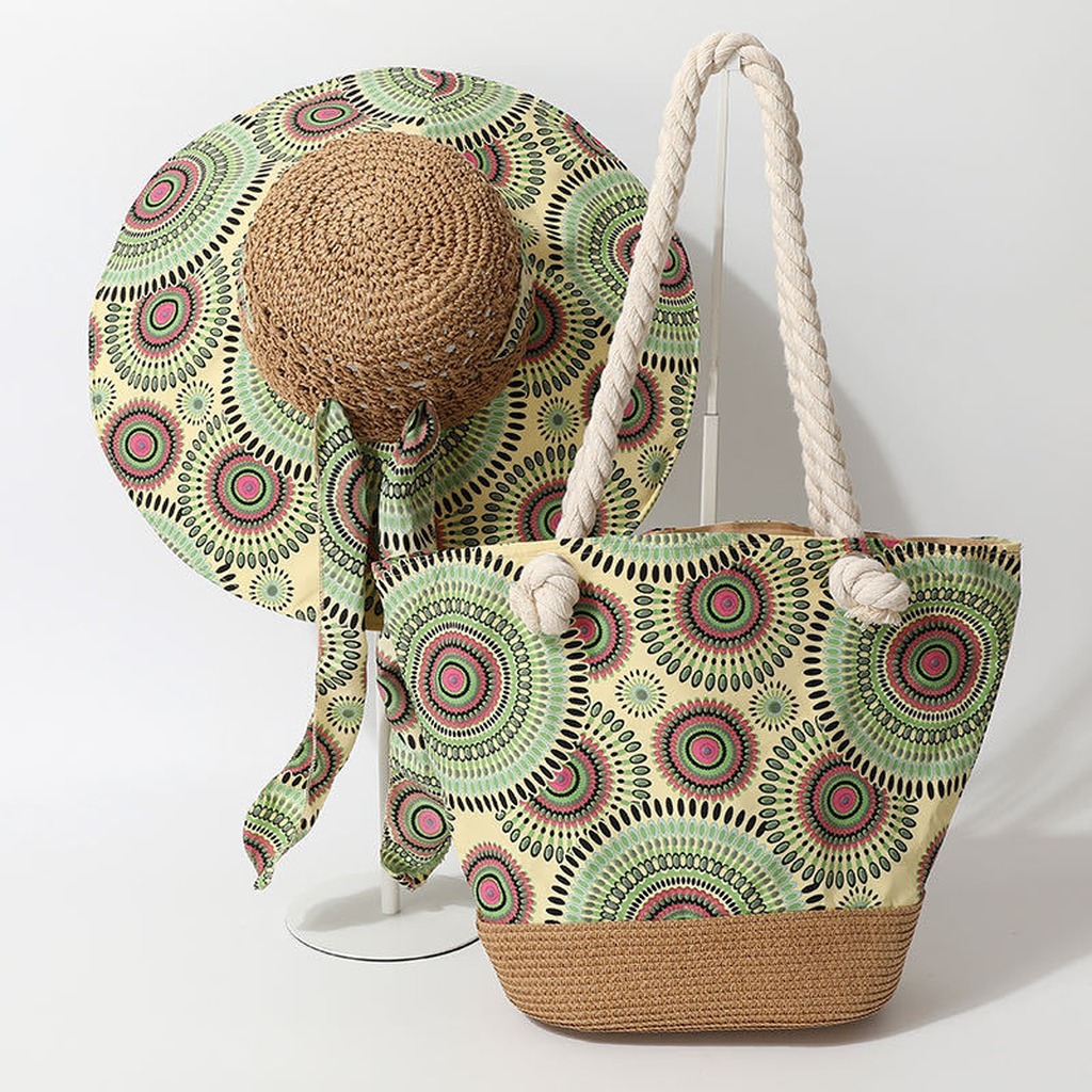 Boho Straw Sun Hat and Beach B - огляд і ціна Bucket Hat Straw