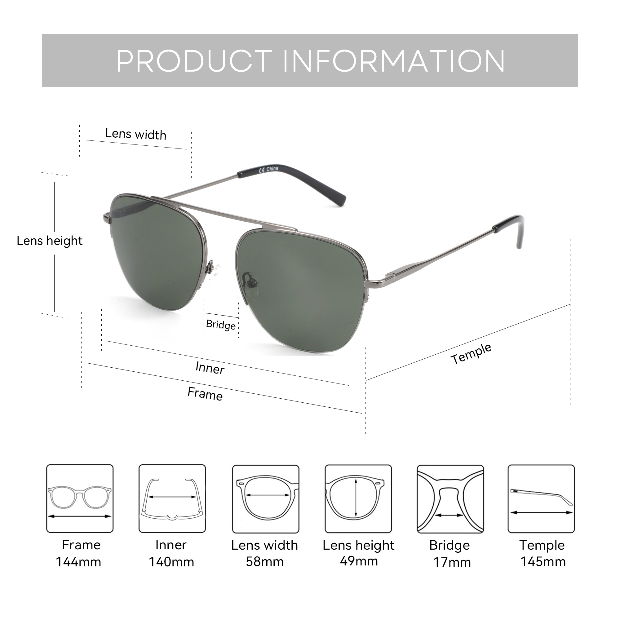 BLUEMOKY Fashion Polarized Pre - огляд і ціна Sunglasses Aviator Polarized