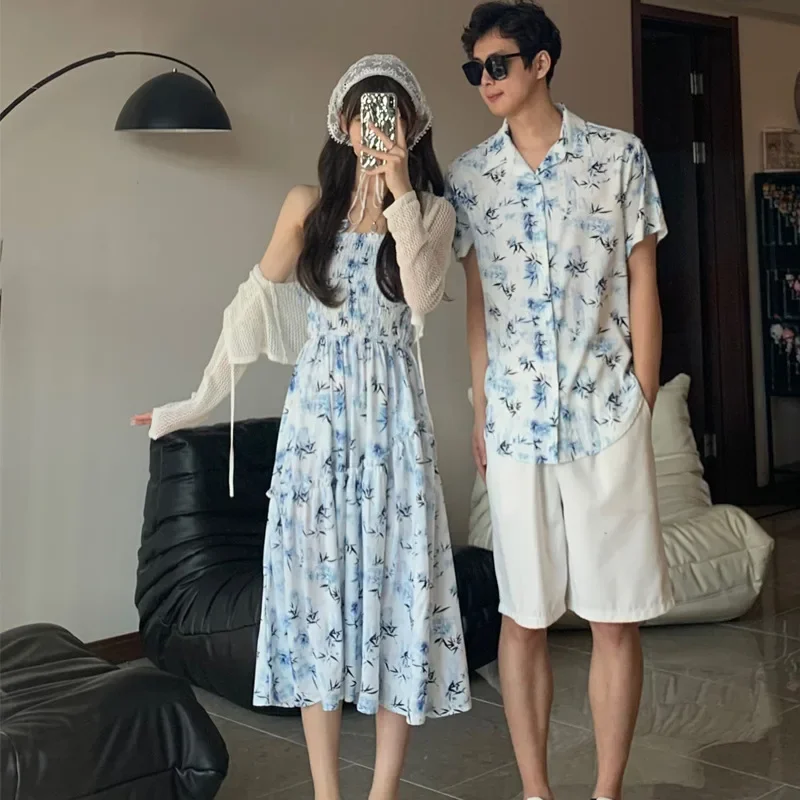 Resort Couple Look Parents and - огляд і ціна Resort Shirt Floral
