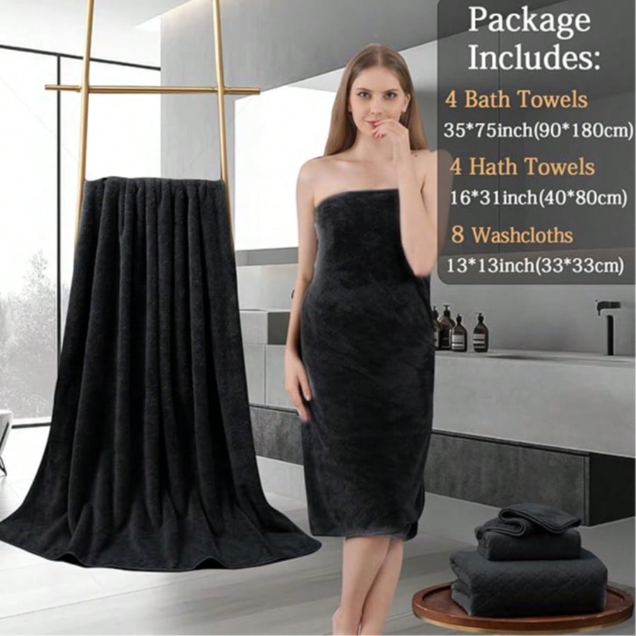Oversized Bath Towel Set Luxur - огляд і ціна Beach Towel Large