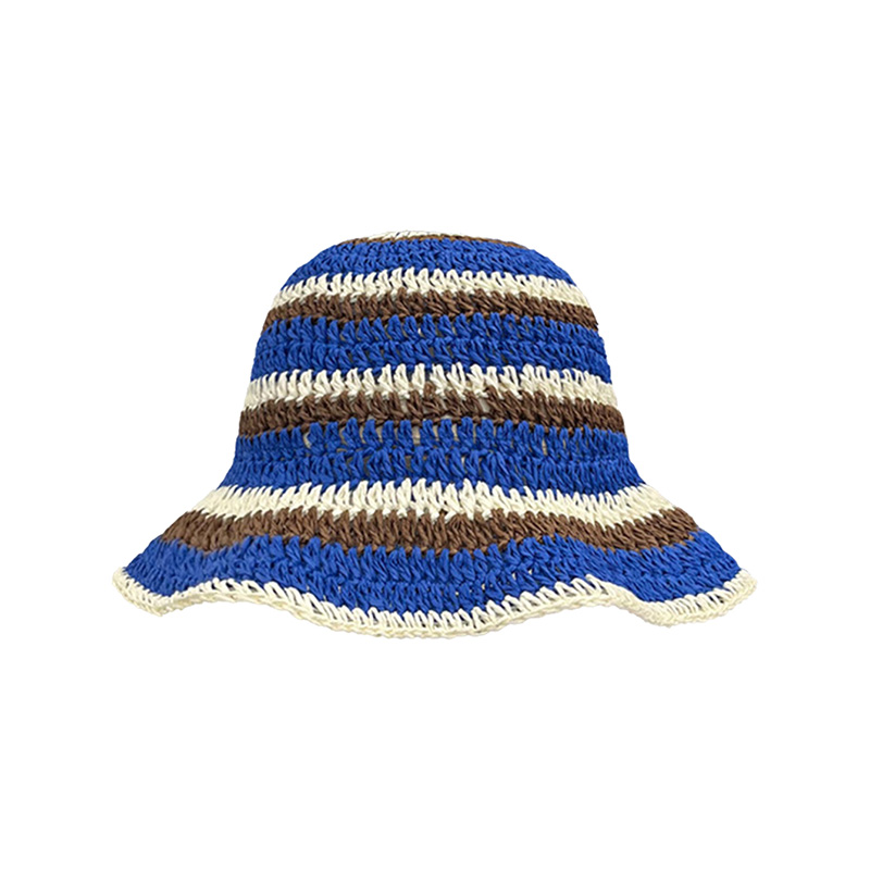 New Striped Knitted Straw Croc - огляд і ціна Bucket Hat Straw