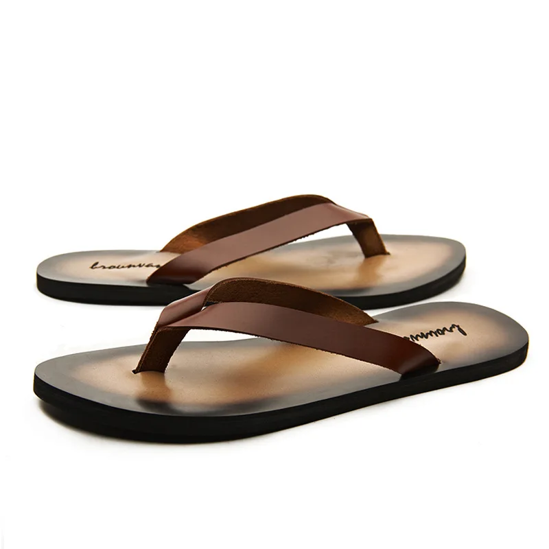 Classic Genuine Leather Mens S - огляд і ціна Flip Flop Leather Men