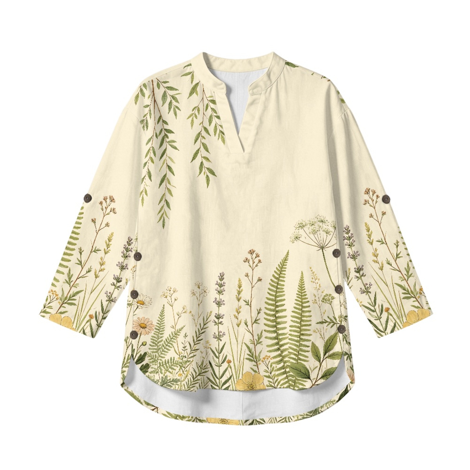 INSTANTARTS Women'S Linen V-Ne - огляд і ціна Linen Shirt Breathable