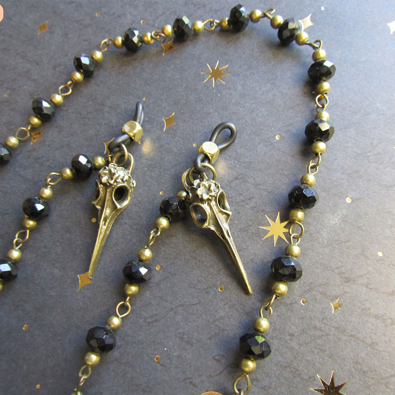 Gothic Ornate Raven Statement  - огляд і ціна Sunglass Retainer Cord
