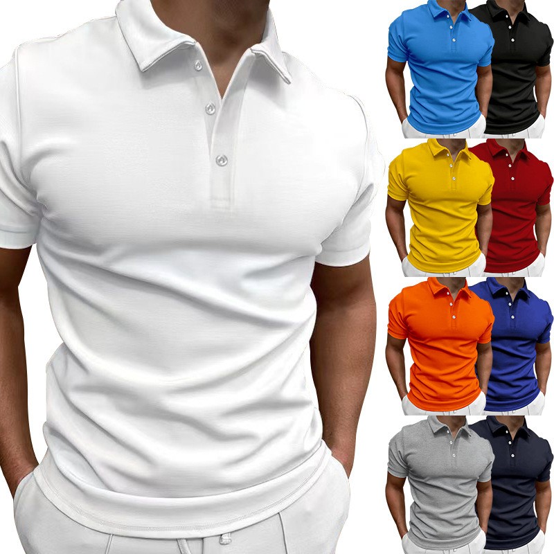 Casual Slim Fit Shirt Short Sl - огляд і ціна Polo Shirt Pique