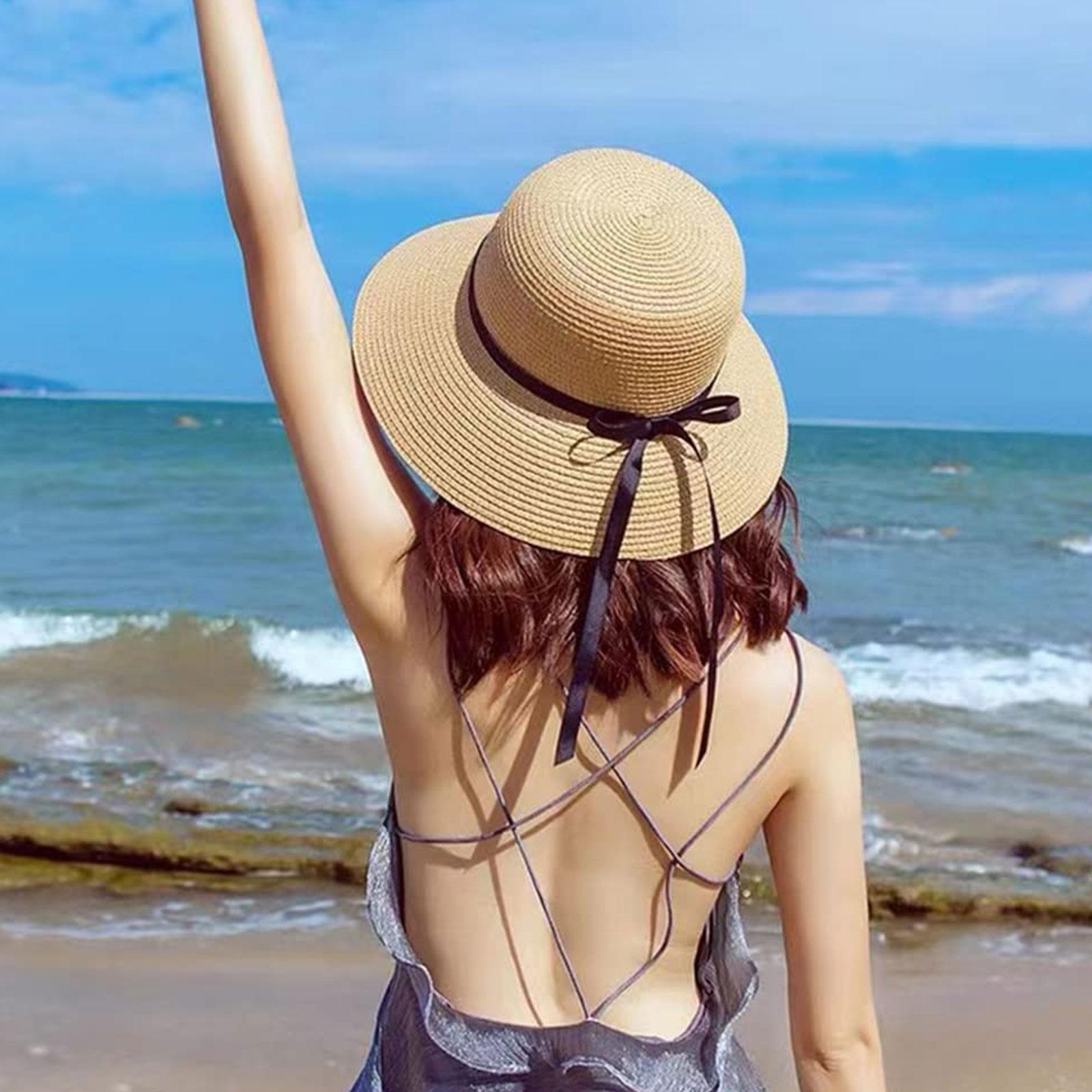 Summer Straw Hat Big Wide Brim - огляд і ціна Bucket Hat Straw