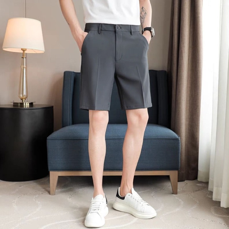 Men's Slim Fit Suit Shorts Sum - огляд і ціна Shorts Chino Slim